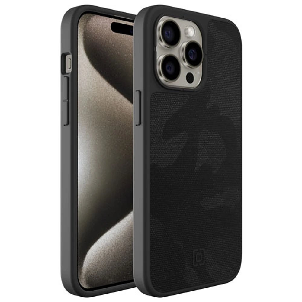 Incipio Cru Fitted Hard Shell Case with MagSafe for iPhone 15 Pro Max - Black - Only at Best Buy