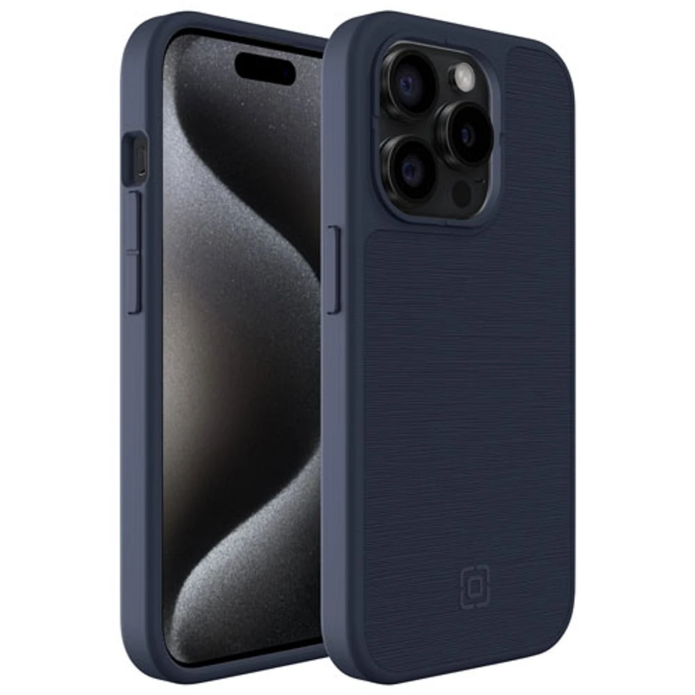 Incipio Cru Fitted Hard Shell Case with MagSafe for iPhone 15 Pro - Navy