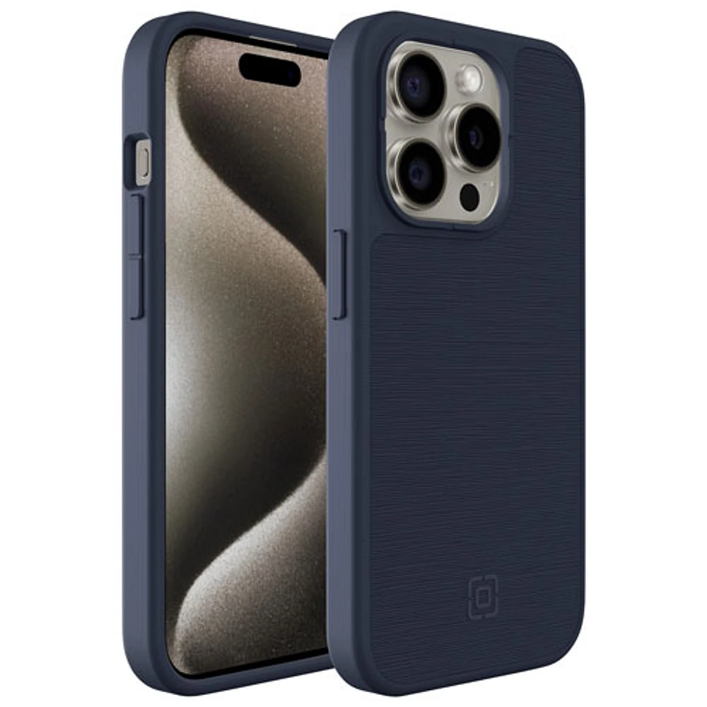 Incipio Cru Fitted Hard Shell Case with MagSafe for iPhone 15 Pro - Navy