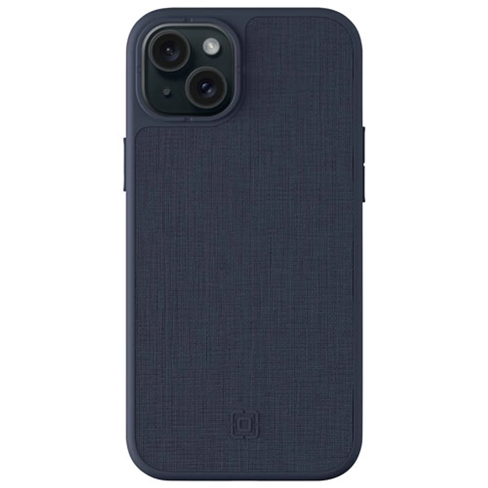 Incipio Cru Fitted Hard Shell Case with MagSafe for iPhone 15 Plus - Navy - Only at Best Buy