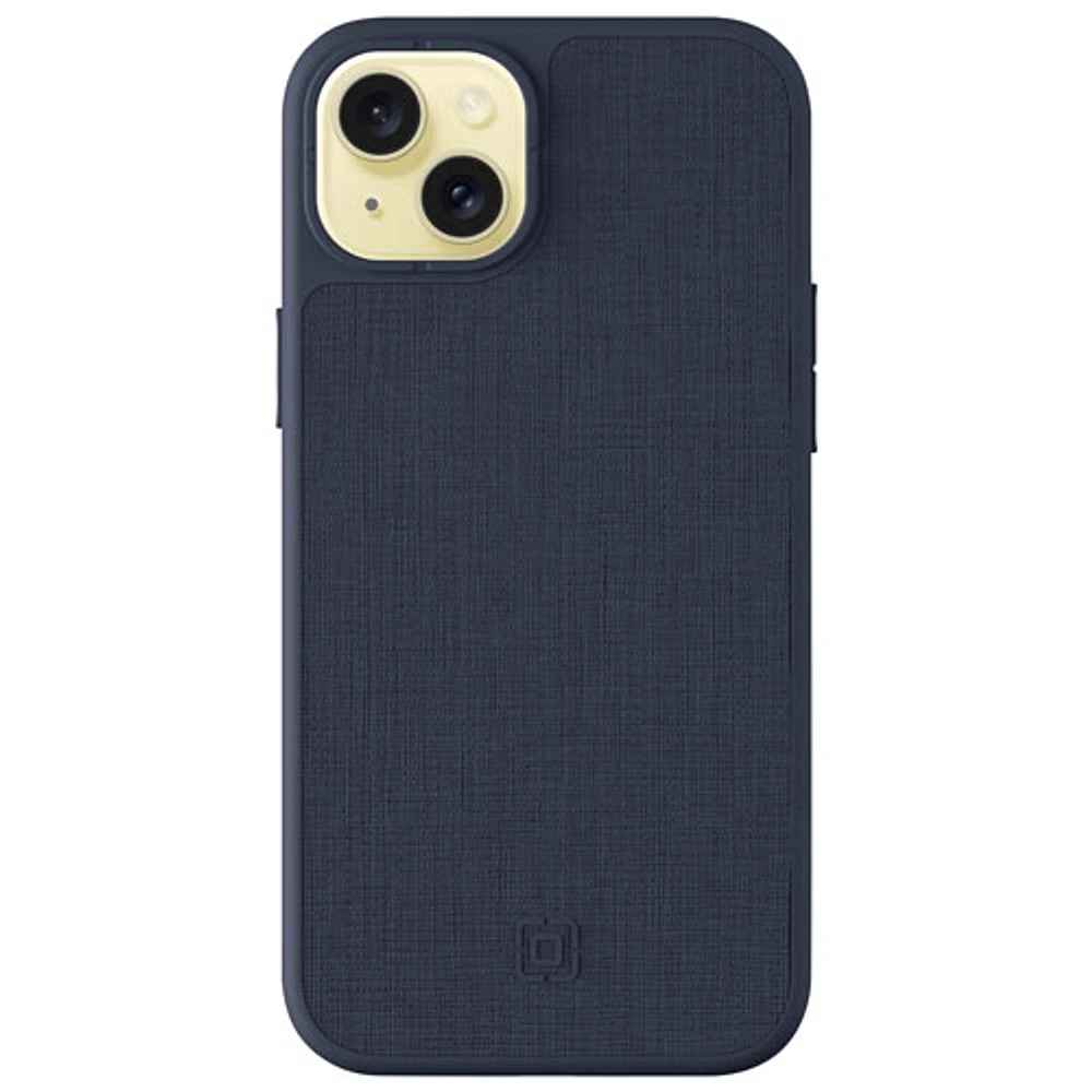 Incipio Cru Fitted Hard Shell Case with MagSafe for iPhone 15 Plus - Navy