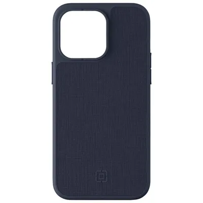 Incipio Cru Leather Fitted Hard Shell Case with MagSafe for iPhone 15 Pro Max - Navy - Only at Best Buy