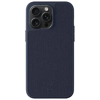 Incipio Cru Leather Fitted Hard Shell Case with MagSafe for iPhone 15 Pro Max - Navy - Only at Best Buy