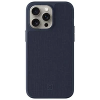 Incipio Cru Leather Fitted Hard Shell Case with MagSafe for iPhone 15 Pro Max - Navy - Only at Best Buy