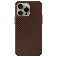 Incipio Cru Leather Fitted Hard Shell Case with MagSafe for iPhone 15 Pro Max - Brown - Only at Best Buy