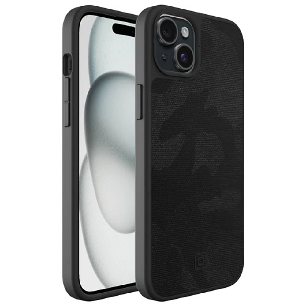 Incipio Cru Fitted Hard Shell Case with MagSafe for iPhone 15 Plus - Black - Only at Best Buy