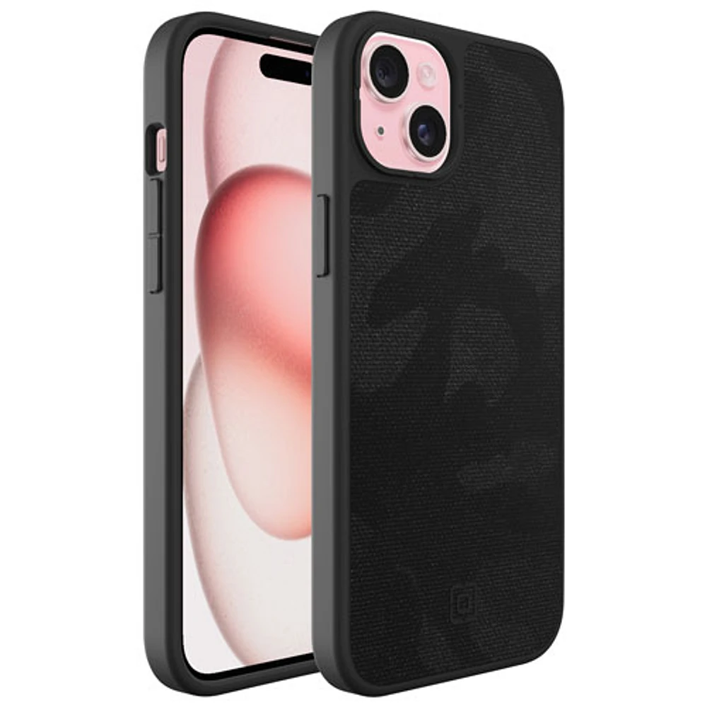 Incipio Cru Fitted Hard Shell Case with MagSafe for iPhone 15 Plus - Black - Only at Best Buy