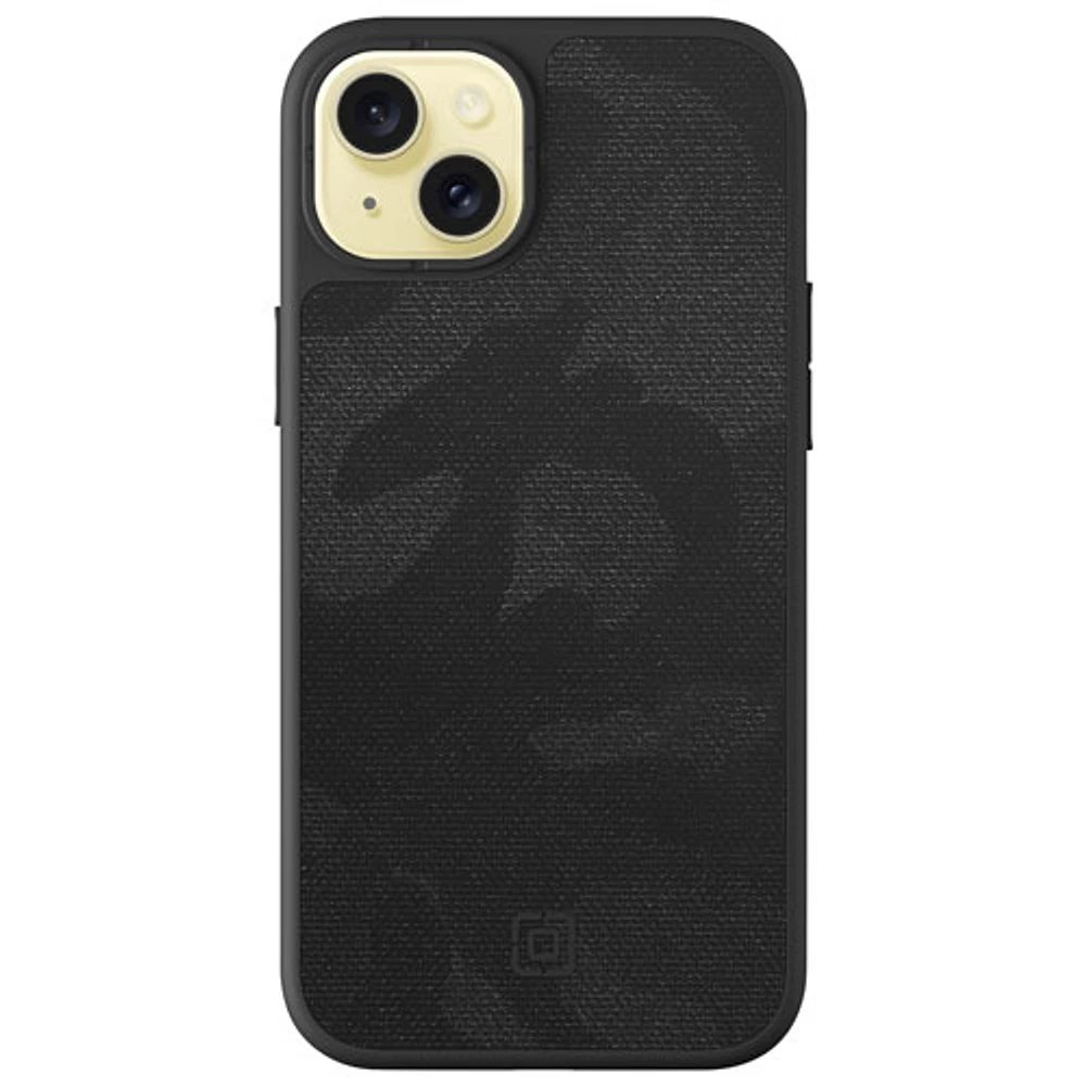 Incipio Cru Fitted Hard Shell Case with MagSafe for iPhone 15 Plus - Black - Only at Best Buy