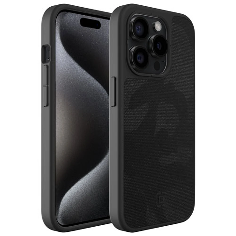 Incipio Cru Fitted Hard Shell Case with MagSafe for iPhone 15 Pro - Black - Only at Best Buy