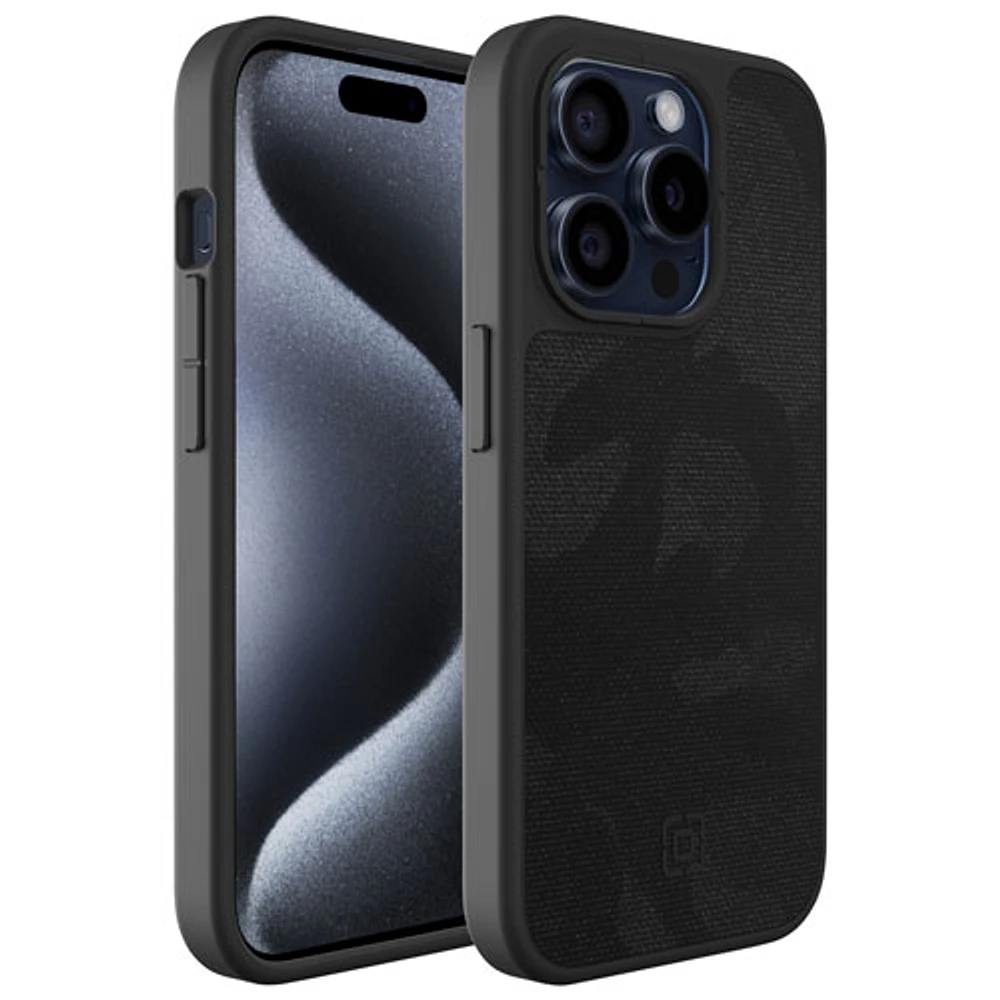 Incipio Cru Fitted Hard Shell Case with MagSafe for iPhone 15 Pro - Black - Only at Best Buy