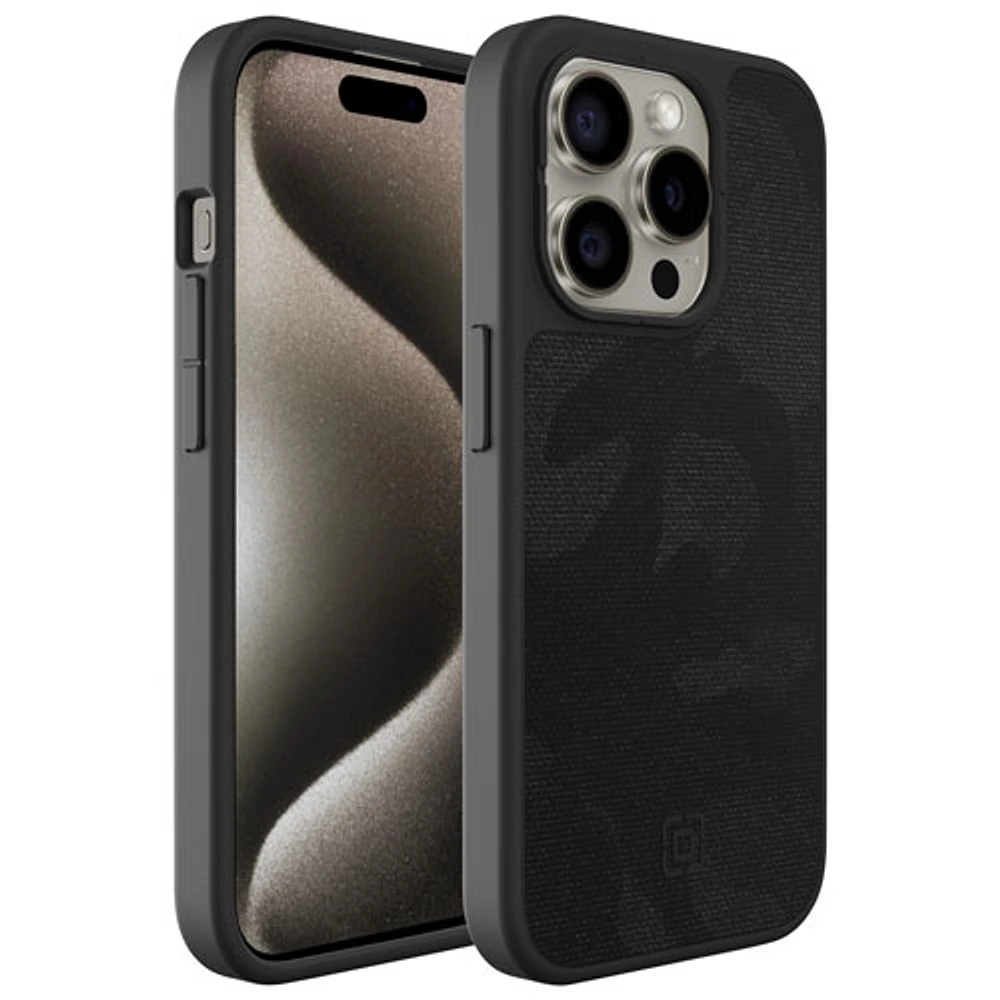 Incipio Cru Fitted Hard Shell Case with MagSafe for iPhone 15 Pro - Black - Only at Best Buy