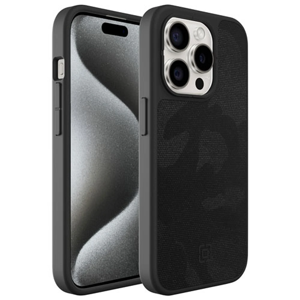 Incipio Cru Fitted Hard Shell Case with MagSafe for iPhone 15 Pro - Black - Only at Best Buy