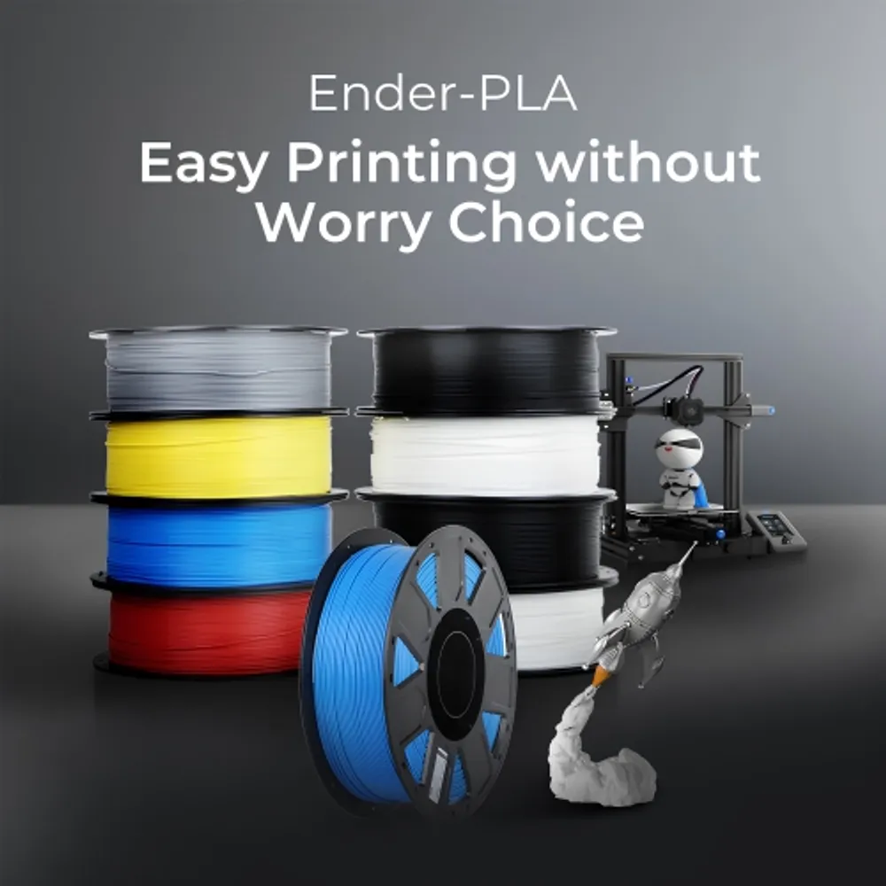 Creality Colorful Ender 3d Pla Printer Filament 1.75mm 1kg/roll