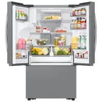 Samsung 36" 25.5 Cu. Ft. French Door SpaceMax Counter Depth Refrigerator w/ Water & Ice Dispenser (RF27CG5400SRAA) - Stainless