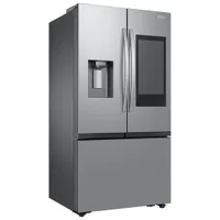 Samsung 36" 25.5 Cu. Ft. French Door SpaceMax Counter Depth Refrigerator w/ Water & Ice Dispenser (RF27CG5900SRAC) - Stainless