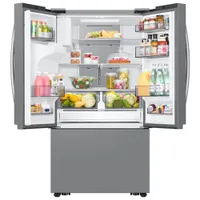 Samsung 36" 25.5 Cu. Ft. French Door SpaceMax Counter Depth Refrigerator w/ Water & Ice Dispenser (RF27CG5900SRAC) - Stainless