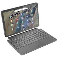 Lenovo IdeaPad Duet 3 128GB Chrome OS Tablet w/ Keyboard (SnapDragon 7c 8-Core) - Storm Grey - Only at Best Buy