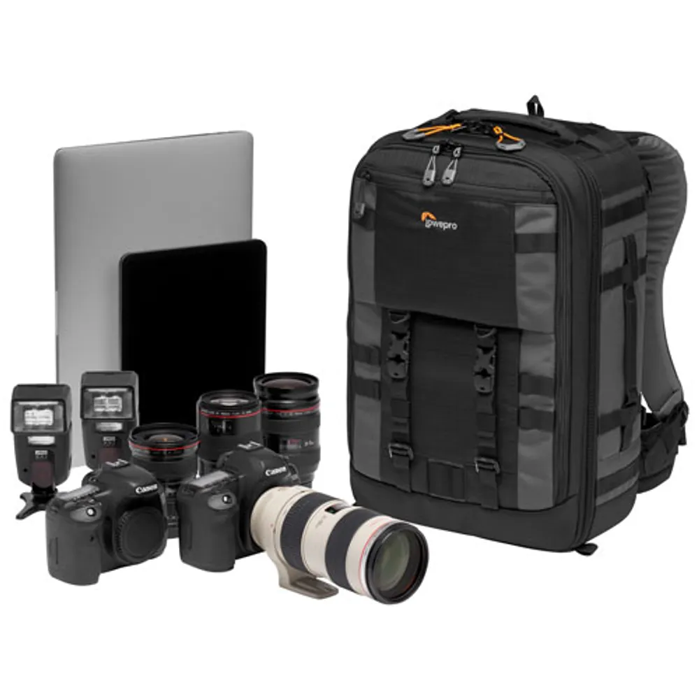 Lowepro Protactic BP 350 AW II Greenline Digital Camera Backpack (LP37176-GRL) - Black