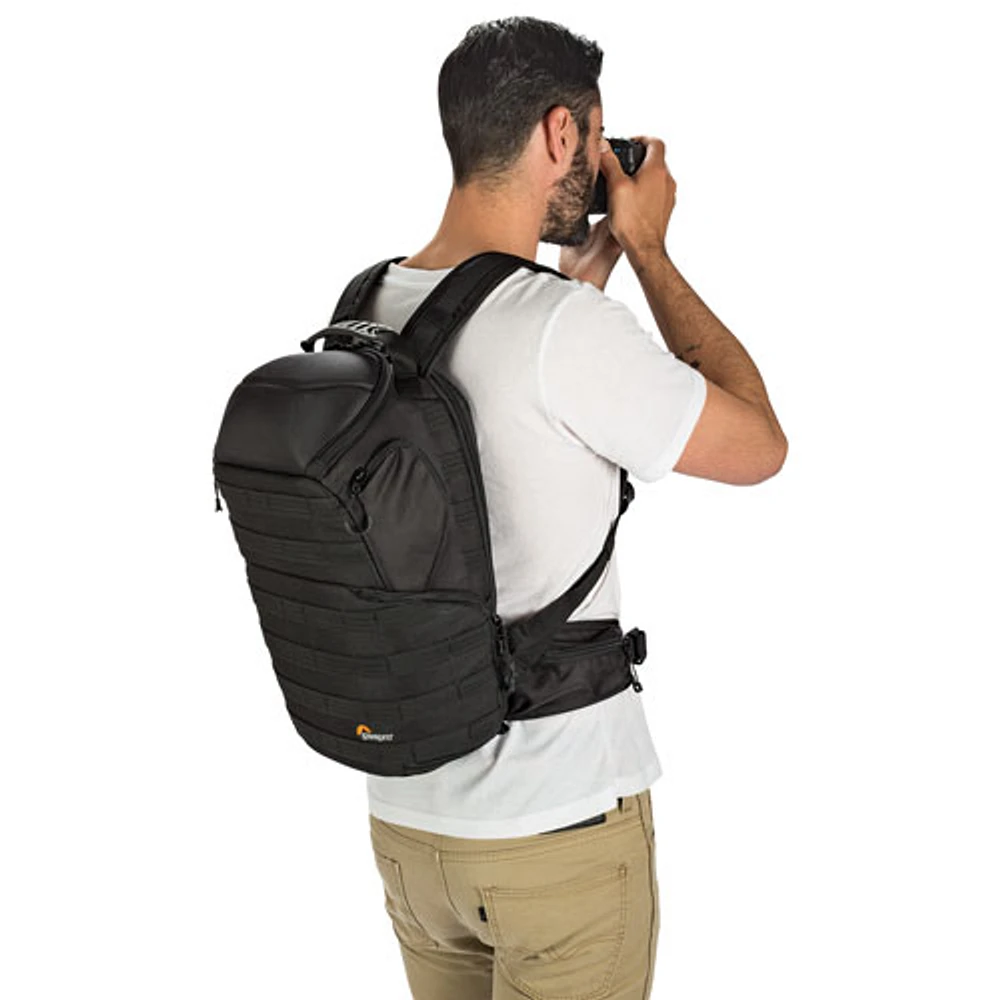 Lowepro Protactic BP 350 AW II Greenline Digital Camera Backpack (LP37176-GRL) - Black