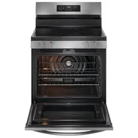 Frigidaire 30" 5.3 Cu Ft Fan Convection 5-Element Freestanding Air Fry Electric Range (FCRE308CAS) - Stainless