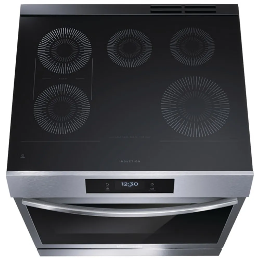 Cuisinière à induction à convection véritable avec friture à air chaud 30 po 6,2 pi³ Gallery de Frigidaire (GCFI306CBF) - Acier inoxydable