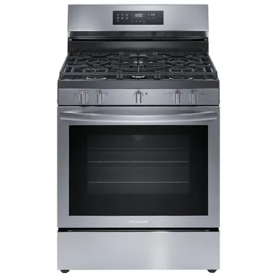 Frigidaire Gallery 30" 5.1 Cu. Ft. Fan Convection Freestanding Gas Air Fry Range (FCRG3083AS) - Stainless