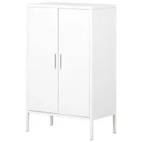 Crea 41.5" 3 Shelf Metal Accent Cabinet