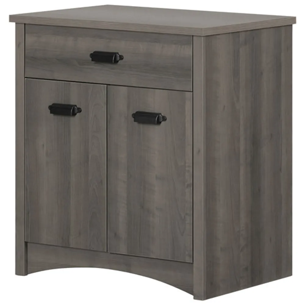 Gascony 30.25" 2 - Shelf Laminated Particleboard Printer Cabinet - Gray Maple