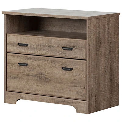 Versa 30.25" 1 - Shelf Laminated Particleboard File Cabinet - Weathered Oak