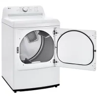 LG 7.3 Cu. Ft. Electric Dryer (DLE6100W) - White