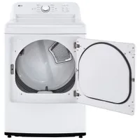 LG 7.3 Cu. Ft. Electric Dryer (DLE6100W) - White