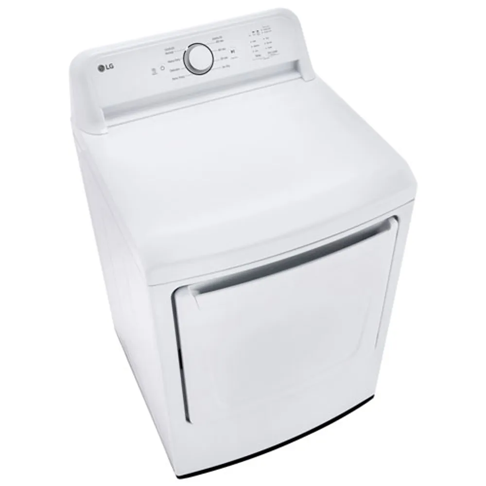 LG 7.3 Cu. Ft. Electric Dryer (DLE6100W) - White