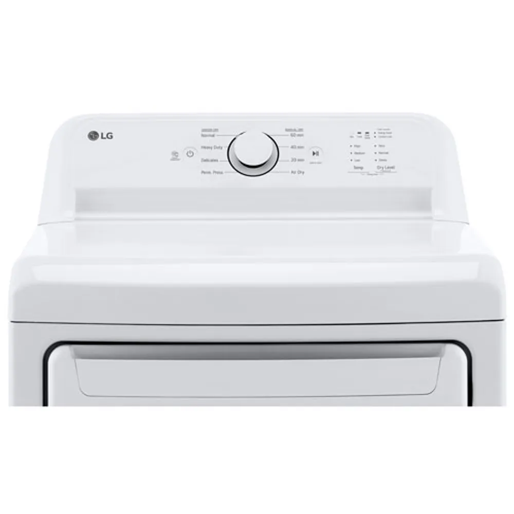 LG 7.3 Cu. Ft. Electric Dryer (DLE6100W) - White