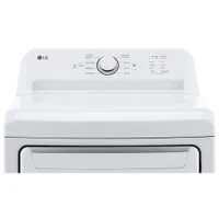 LG 7.3 Cu. Ft. Electric Dryer (DLE6100W) - White