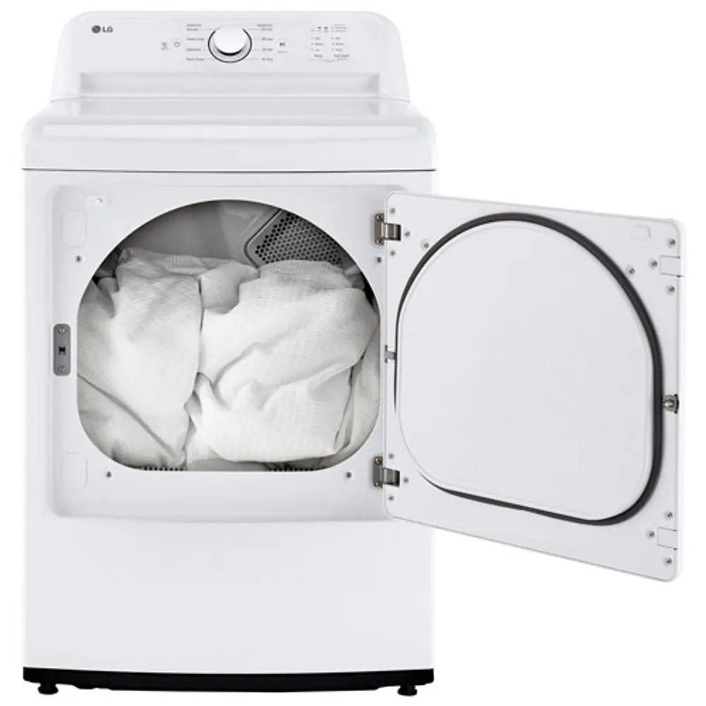 LG 7.3 Cu. Ft. Electric Dryer (DLE6100W) - White