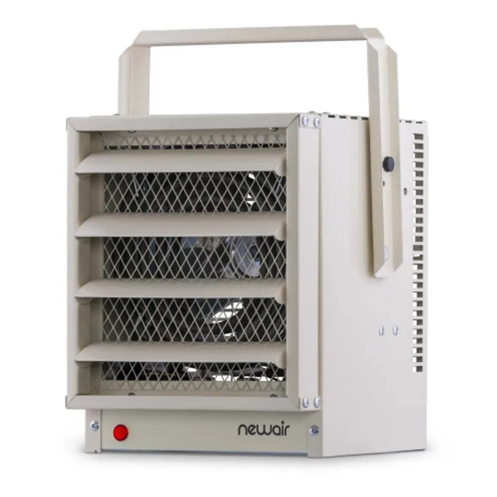 Newair Hardwired Electric Garage Heater, Ceiling Mounted with Adjustable  Louvers and Tilt Head, Heats up to 500 sq. ft. of Space (G73) - White |  Galeries de la Capitale
