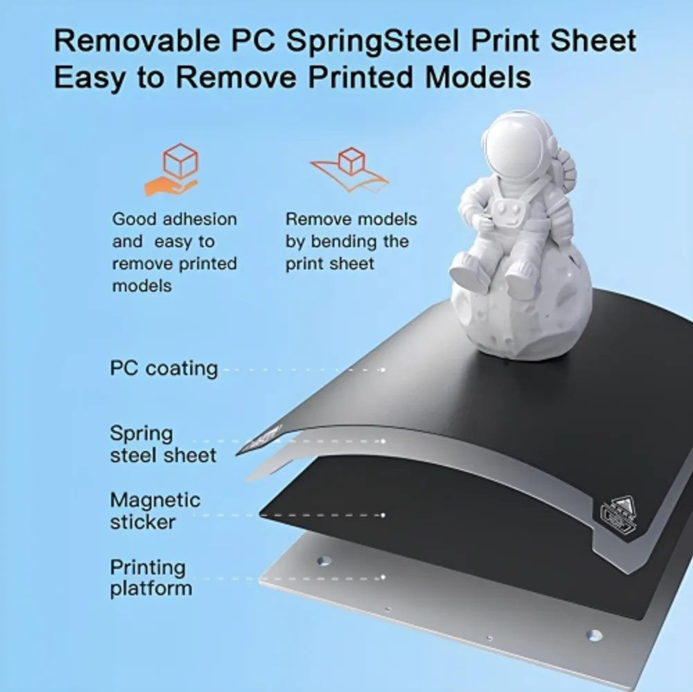 Creality Ender 3 S1 Pro 3D Printer with 300°C High-Temperature Nozzles,  Sprite Direct Extruder, CR Touch Auto Leveling, Removable PEI Sheet