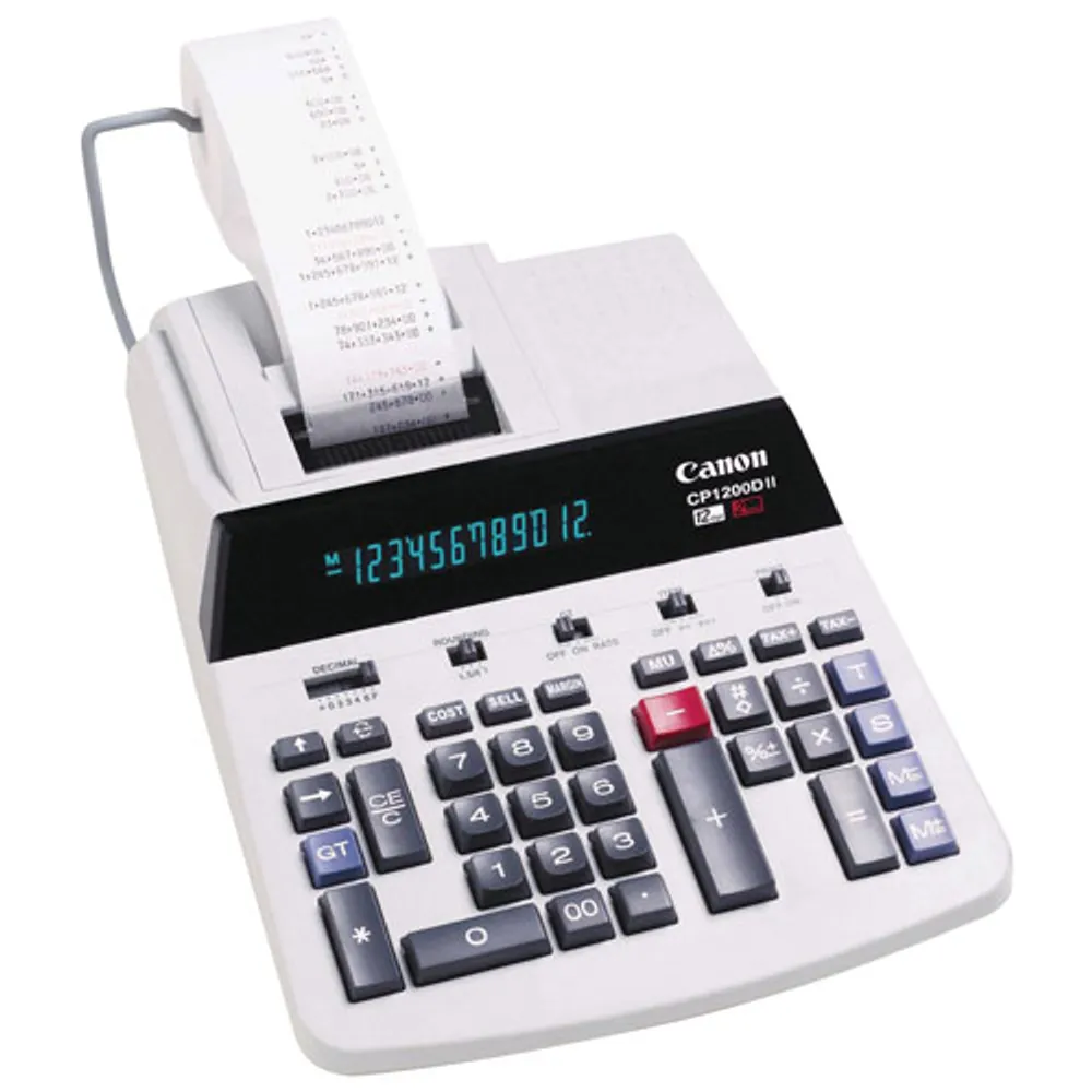 Canon CP1200DII Printing Calculator