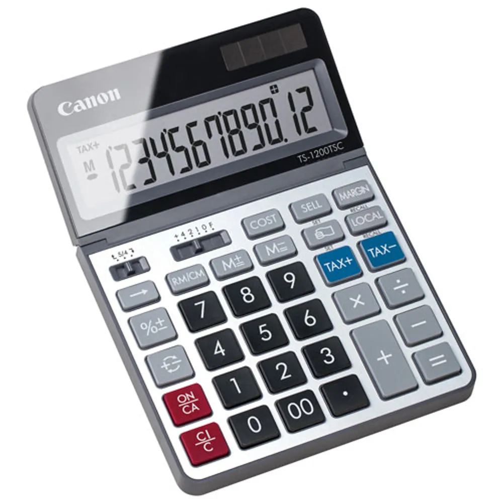 Canon 12-Digit Desktop Calculator (TS-1200TSC)