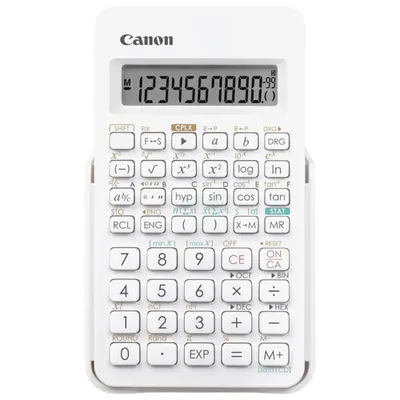 Canon 12-Digit Scientific Calculator (F-605) - White