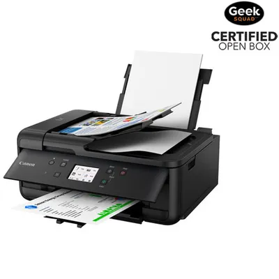 Open Box - Canon PIXMA TR7620a Wireless All-In-One Inkjet Printer