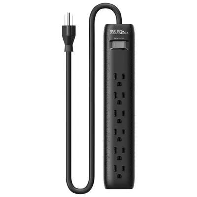 Parasurtenseur à 6 prises 1080J Best Buy Essentials (BE-H206-C) - Exclusivité Best Buy