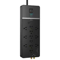 Rocketfish 12-Outlet Surge Protector with USB-A/USB-C Ports - Only at Best Buy