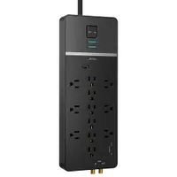 Parasurtenseur à 12 prises avec ports USB-A/USB-C de Rocketfish - Exclusivité de Best Buy