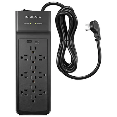 Insignia 12-Outlet Surge Protector with USB-A/USB-C Ports - Only at Best Buy