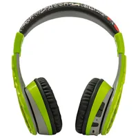 KIDdesigns Turtles Over-Ear Bluetooth Kids Headphones - Green