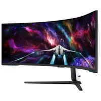 Samsung 57" 8K Ultra HD 240Hz 1ms GTG Curved VA LED FreeSync Gaming Monitor (LS57CG952NNXZA) - Black/White