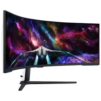 Samsung 57" 8K Ultra HD 240Hz 1ms GTG Curved VA LED FreeSync Gaming Monitor (LS57CG952NNXZA) - Black/White