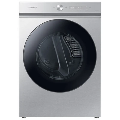 Open Box - Samsung 7.6 Cu. Ft. Electric Steam Dryer (DVE53BB8700TAC) -Silver Steel -Perfect Condition