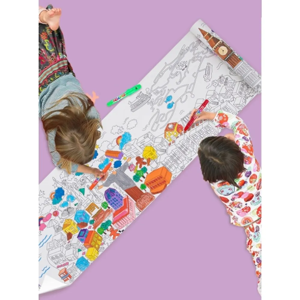 Kids Drawing Paper Giant Coloring Paper Roll For Kids Sticky